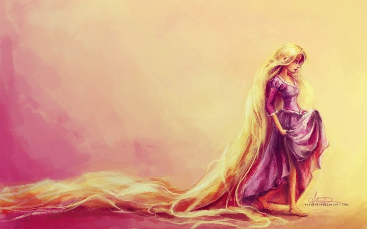 Pic. Source: "Rapunzel" by =alicexz @Deviantart.com