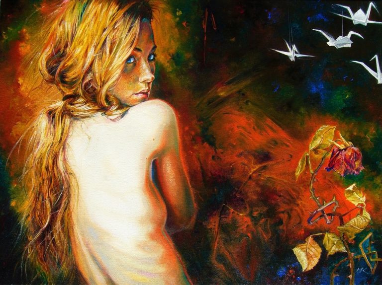 Pic. Source: "Cranes fly away" by bohomaz13 @Deviantart.com
