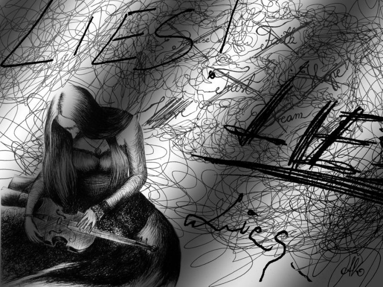 Pic. Source: "-+-Lies-+-" by TalviEnkeli @Deviantart.com