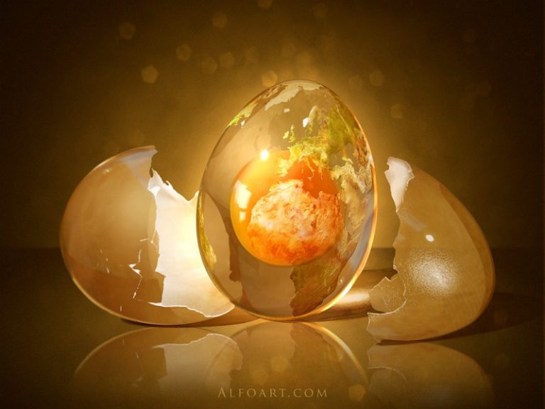 Pic. Source: "Egg Planet" by AlexndraF @Deviantart.com