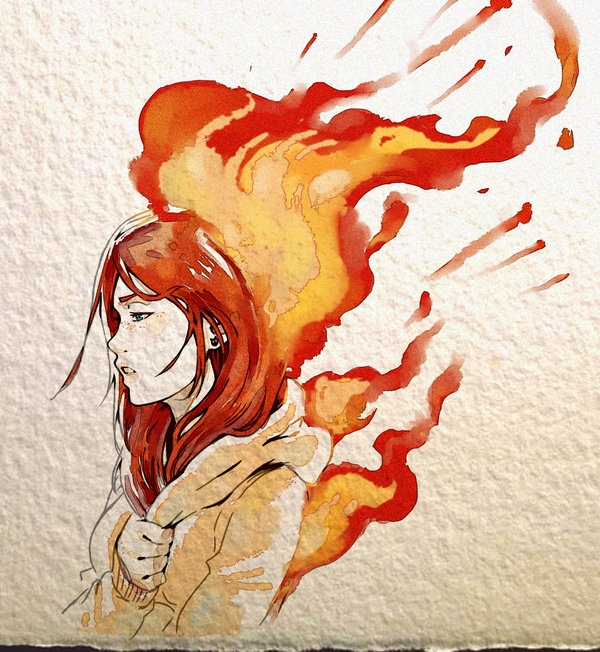 Pic. Source: "Up in Flames" by daysofdoodles @Deviantart.com