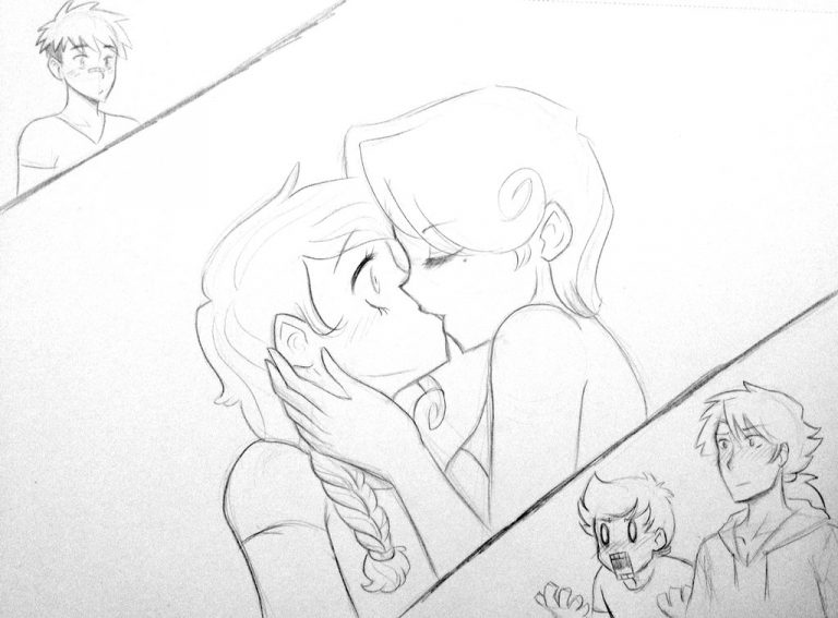Pic. Source: "Platonic Kiss" by kilala97 @Deviantart.com
