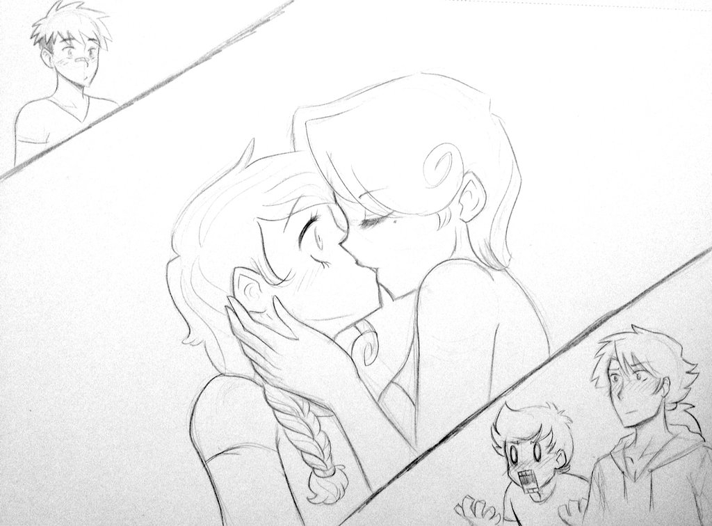 Pic. Source: "Platonic Kiss" by kilala97 @Deviantart.com