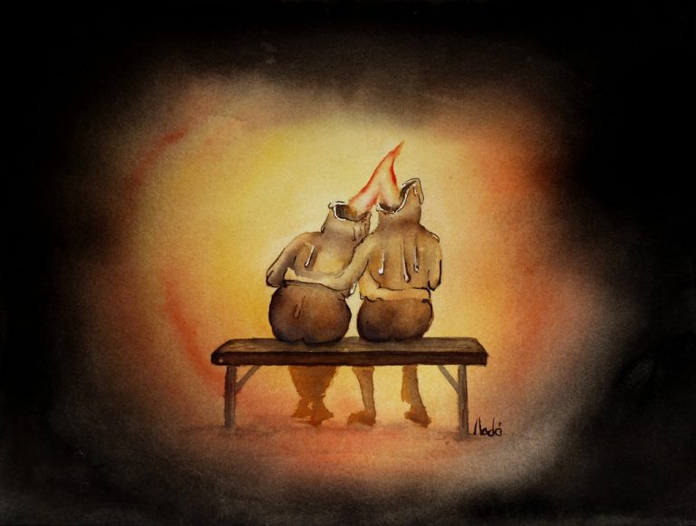 Pic. Source: "melt each other" by JoanLlado @Deviantart.com