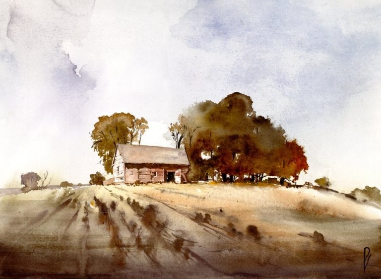 Pic. Source: "Lonely house on a hill farm" by Zawij @Deviantart.com