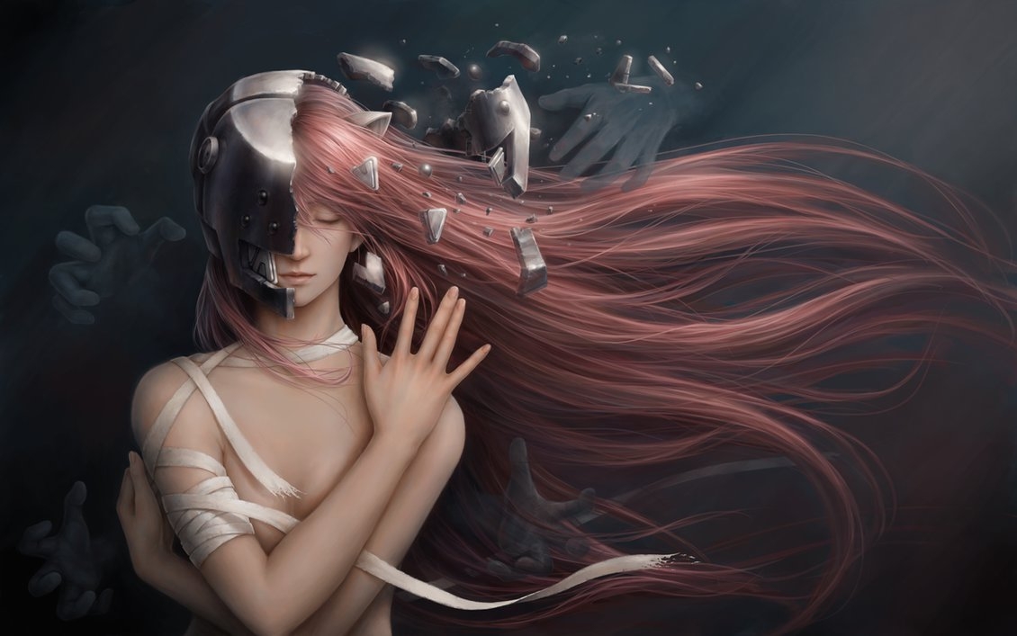 Pic. Source: "Lucy - Elfen Lied" by JxbP @Deviantart.com