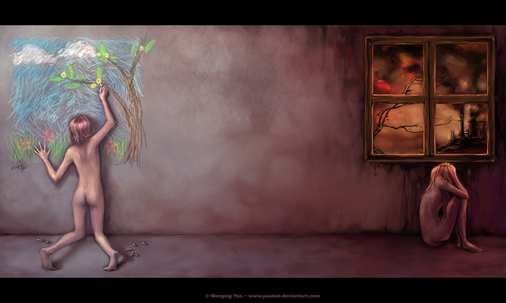 Pic. Source: "Hope and Despair" by Yuumei @Deviantart.com