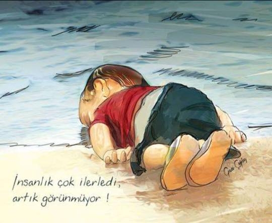 Pic. Source: "Kıyıya Vuran İnsanlık" Anonim @Facebook.com