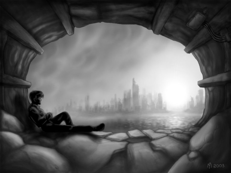 Pic. Source: "Alone" by Da Lunati @Deviantart.com