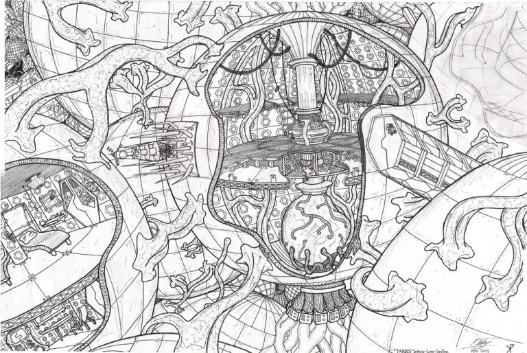 Pic. Source: "Interior Cross-Section" by Promus-Kaa @Deviantart.com