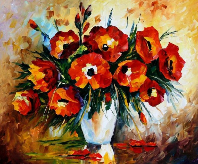 Pic. Source: "Red Flowers" by Leonidafremov @Deviantart.com