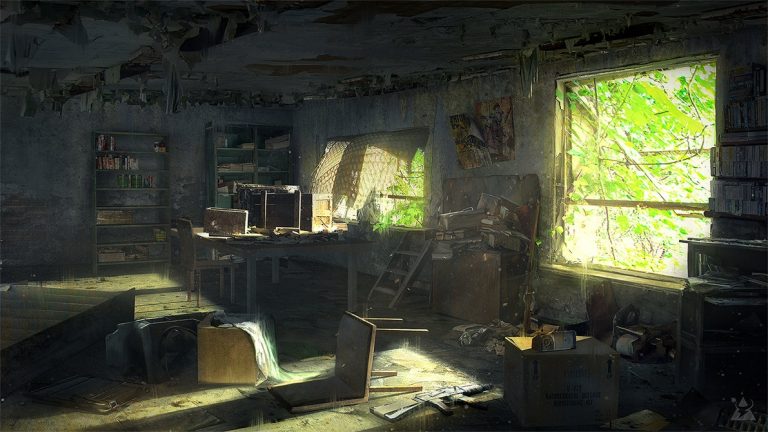 Pic. Source: "Abandoned Room" by wwsocki @Deviantart.com