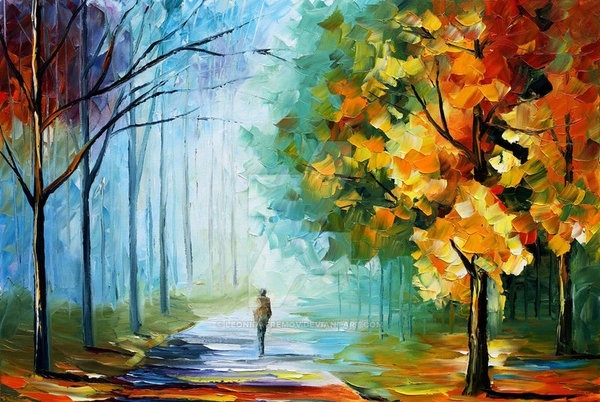 Pic.Source: "Alone in Fog" by Leonidafremov @deviantart.com
