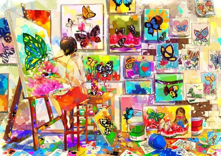 Pic.Source: "colorful butterflies" by milchiah @deviantart.com