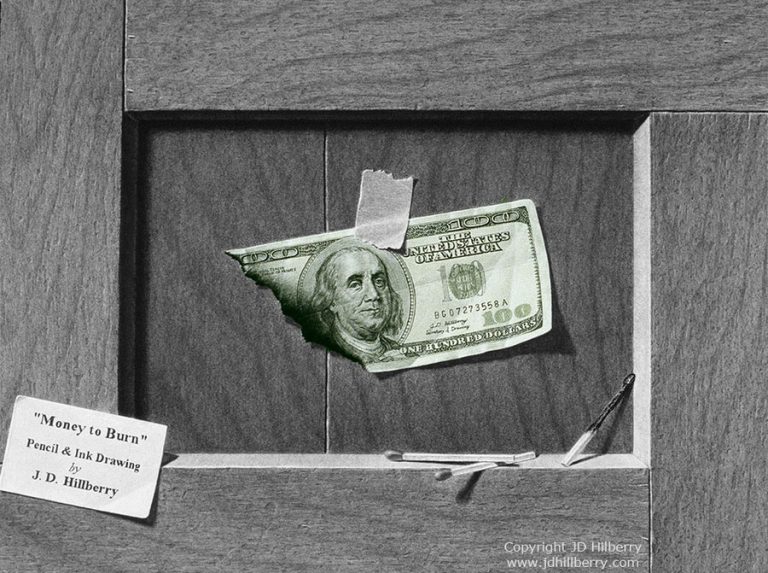Pic.Source: "Money to Burn" by JD-Hillberry @deviantart.com