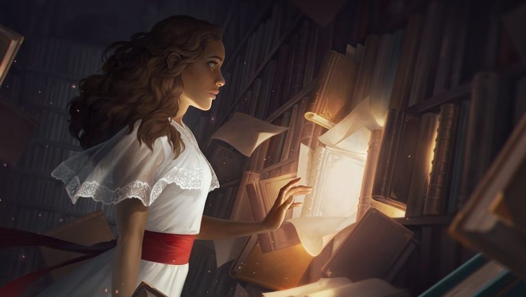 Pic.Source: "The Reader" by Charlie-Bowater @deviantart.com