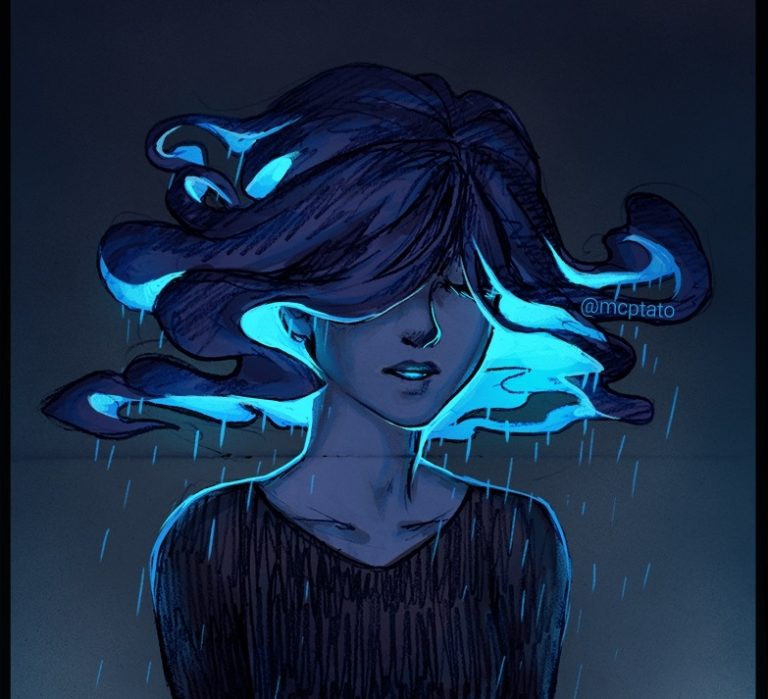 Pic.Source: "[185] Blue" by mcptato @deviantart.com