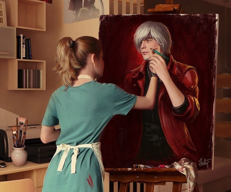 Pic.Source: "Painting is alive" by Neskvik @deviantart.com