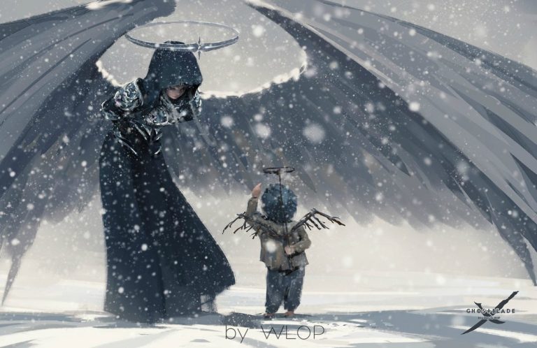 Pic.Source: "Bow" by wlop @deviantart.com