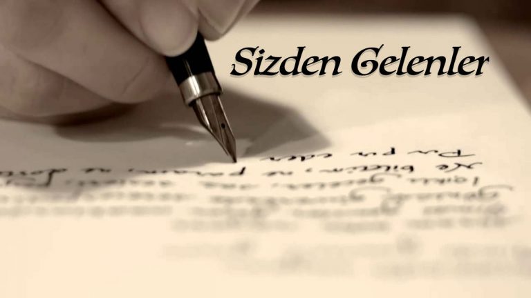 Sizden Gelen Eserler – Başvuru