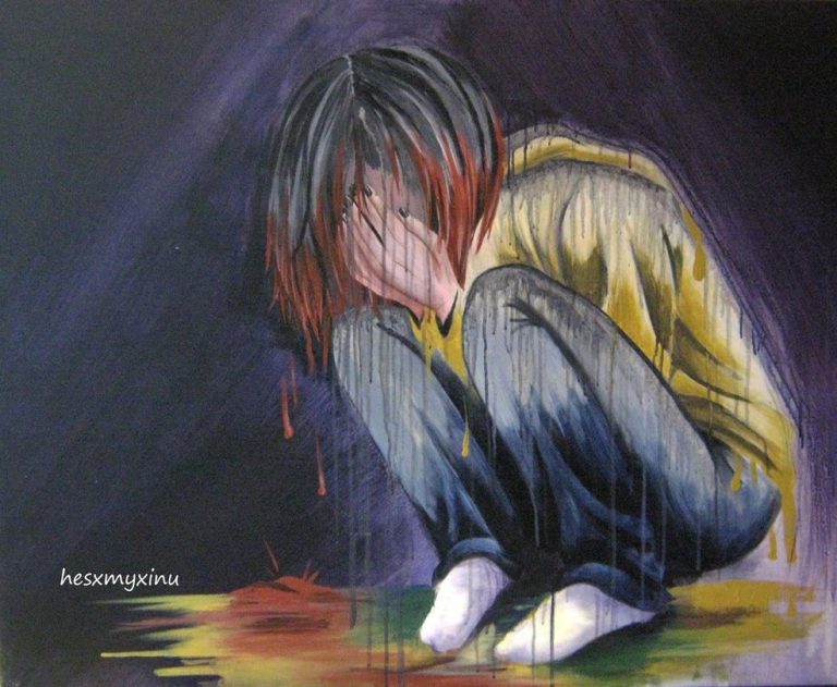 Pic.Source: "Social Anxiety Disorder" by hesxmyxinu @deviantart.com