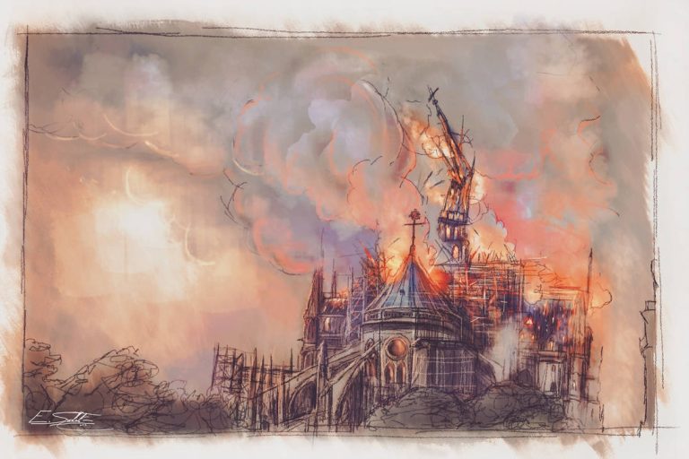 Pic.Source: "Notre Dame" by Eliott-Chacoco @deviantart.com