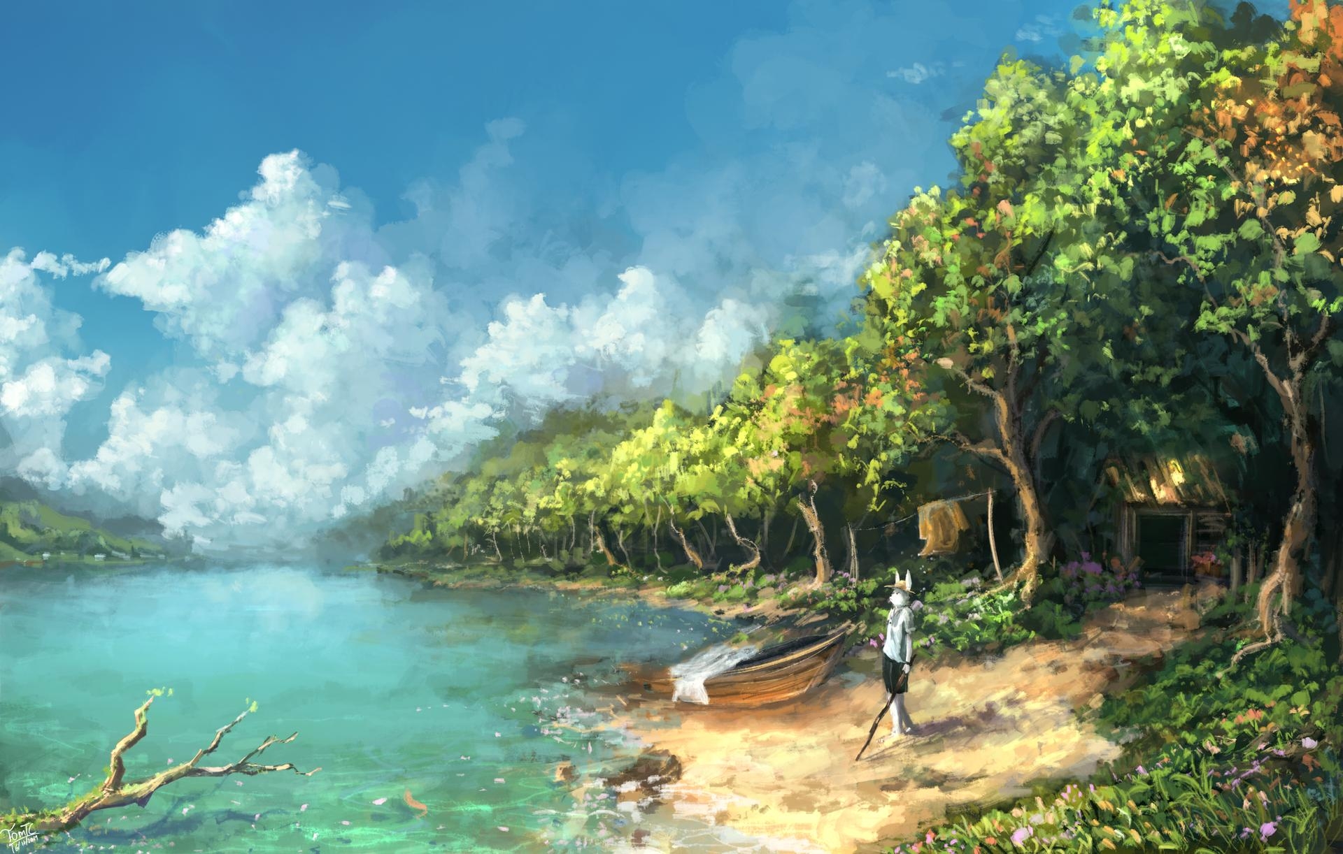 Pic.Source: "The first time i spent my summer alone" by TomTC @deviantart.com