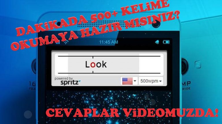 MeoHaber – Akıllı Telefonlarda (ÇOOK) Yüksek Hızda Kitap Okumak Mümkün! 100-2000 kelime/dakika.